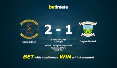 Carmarthen vs Goytre United 预测、赔率和投注技巧 01/06/2024