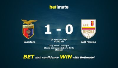 Casertana vs ACR Messina التوقعات، الاحتمالات ونصائح الرهان 14/01/2024