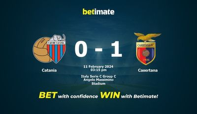 كاتانيا vs كاسيرتانا التوقعات، الصعاب ونصائح الرهان 11/02/2024