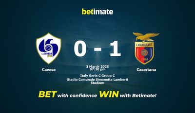 Pronostic Cavese vs Casertana, cotes et conseils de paris 03/03/2025