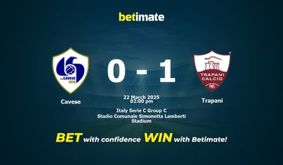 Cavese vs Trapani Prediction, Odds & Betting Tips 03/22/2025