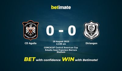 Soi kèo dự đoán CD Aguila vs Diriangen ngày 18/08/2023