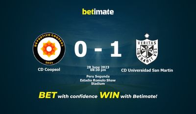 CD Coopsol vs CD Universidad San Martin Prediction, Odds & Betting Tips 06/28/2023