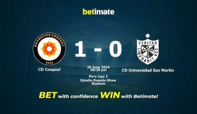 CD Coopsol vs CD Universidad San Martin Prediction, Odds & Betting Tips 06/28/2024
