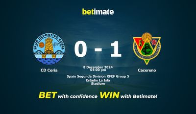 CD Coria vs Cacereno Prediction, Odds & Betting Tips 12/08/2024