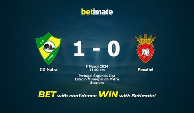 CD Mafra vs Penafiel التوقعات، الاحتمالات ونصائح الرهان 09/03/2024