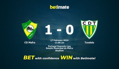 CD Mafra vs Tondela التوقعات، الاحتمالات ونصائح الرهان 2024/02/17