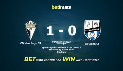 CD Manchego CR vs La Union CF Prediction, Odds & Betting Tips 12/09/2023