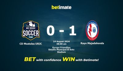 CD Mostoles URJC vs Rayo Majadahonda Prediction, Odds & Betting Tips 08/14/2024