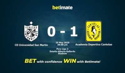 CD Universidad San Martin vs Academia Deportiva Cantolao Prediction, Odds & Betting Tips 05/25/2025