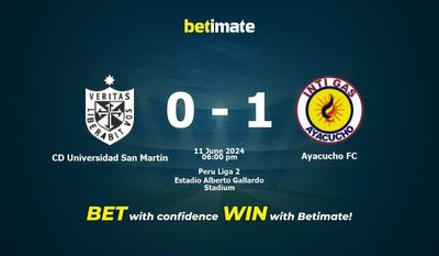 CD Universidad San Martin vs Ayacucho FC Prediction, Odds & Betting Tips 06/11/2024