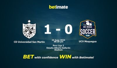CD Universidad San Martin vs UCV Moquegua Prediction, Odds & Betting Tips 06/24/2024
