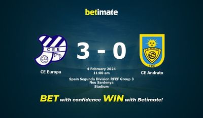 CE Europa vs CE Andratx 预测、赔率和投注技巧 02/04/2024