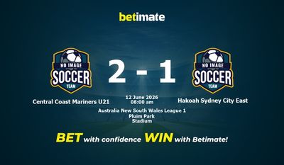 Central Coast Mariners U21 vs Hakoah Sydney City East Prediction, Odds & Betting Tips 06/12/2026