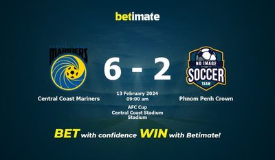 Central Coast Mariners vs Phnom Penh Crown التوقعات، الاحتمالات ونصائح الرهان 13/02/2024