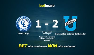 Cerro Largo vs Universidad Catolica del Ecuador Prediction, Odds & Betting Tips 05/07/2025