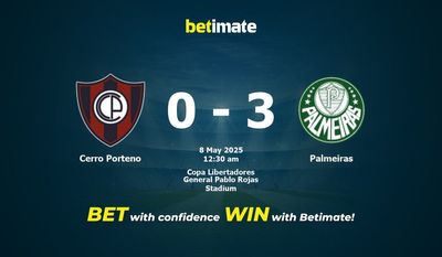Cerro Porteno vs Palmeiras Prediction, Odds & Betting Tips 05/08/2025