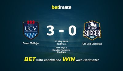 Cesar Vallejo vs CD Los Chankas Prediction, Odds & Betting Tips 05/12/2024