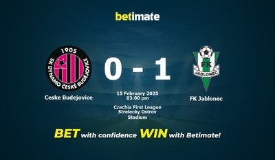 Pronostici, quote e suggerimenti di scommesse Ceske Budejovice vs FK Jablonec 15/02/2025
