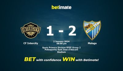 CF Intercity vs 马拉加 预测、赔率和投注技巧 01/02/2024