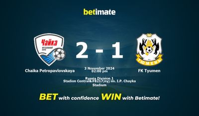Prediksi, Peluang & Tips Taruhan Chaika Petropavlovskaya vs FK Tyumen 11/03/2024