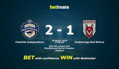 Charlotte Independence vs Chattanooga Red Wolves Prediction, Odds & Betting Tips 03/28/2025