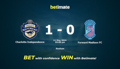 Charlotte Independence vs Forward Madison FC Prediction, Odds & Betting Tips 05/11/2024