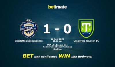 Charlotte Independence vs Greenville Triumph SC Prediction, Odds & Betting Tips 04/12/2024