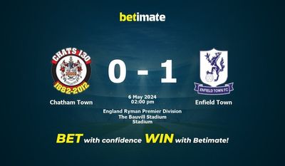 Chatham Town vs Enfield Town Prediction, Odds & Betting Tips 05/06/2024