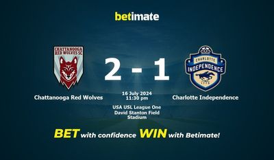 Chattanooga Red Wolves vs Charlotte Independence Prediction, Odds & Betting Tips 07/16/2024