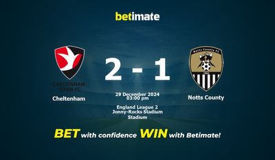 Cheltenham vs Notts County Pronostici, quote e suggerimenti per le scommesse 29/12/2024