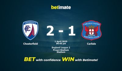 Chesterfield vs Carlisle Prediction, Odds & Betting Tips 04/01/2025