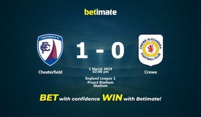 Chesterfield vs Crewe Prediction, Odds & Betting Tips 03/01/2025