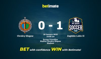 Chrobry Glogow vs Zaglebie Lubin II Prediction, Odds & Betting Tips 01/18/2025