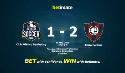 Club Atlético Tembetary vs Cerro Porteno Prediction, Odds & Betting Tips 05/31/2025