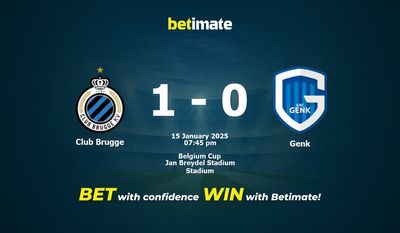 Club Brugge vs Genk Prediction, Odds & Betting Tips 01/15/2025