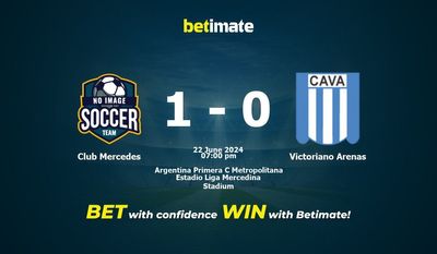 Club Mercedes vs Victoriano Arenas Prediction, Odds & Betting Tips 06/22/2024