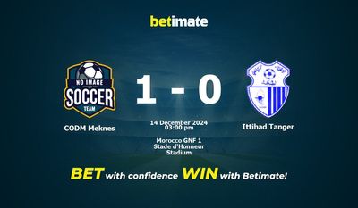 CODM Meknes vs Ittihad Tanger Prediction, Odds & Betting Tips 12/14/2024