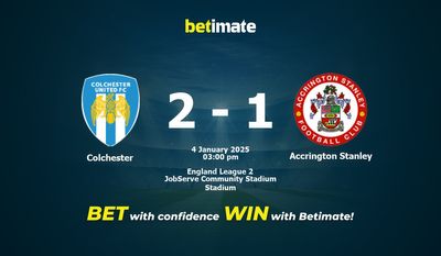 Colchester vs Accrington Stanley Prediction, Odds & Betting Tips 01/04/2025