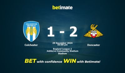 Pronóstico, probabilidades y consejos de apuestas Colchester vs Doncaster 29/12/2024