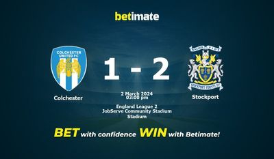 Colchester vs Stockport التوقعات، الصعاب ونصائح الرهان 02/03/2024