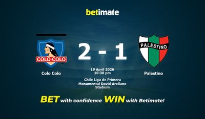 Colo Colo vs Palestino Prediction, Odds & Betting Tips 04/19/2026