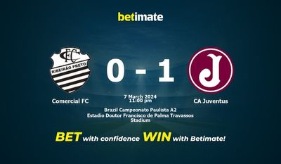 Comercial FC vs CA Juventus 预测、赔率和投注技巧 03/07/2024