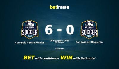 Comercio Central Unidos vs San Jose del Boqueron Prediction, Odds & Betting Tips 11/26/2023