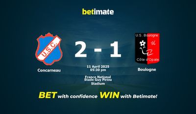 Concarneau vs Boulogne Prediction, Odds & Betting Tips 04/11/2025