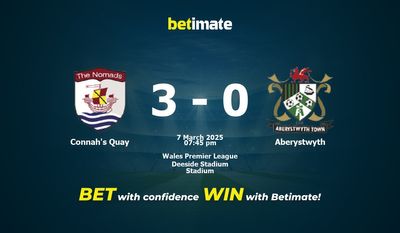 Connah's Quay vs Aberystwyth Prediction, Odds & Betting Tips 03/07/2025