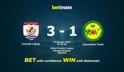 Connah's Quay বনাম Caernarfon Town Prediction, Odds & Betting Tips 02/02/2024