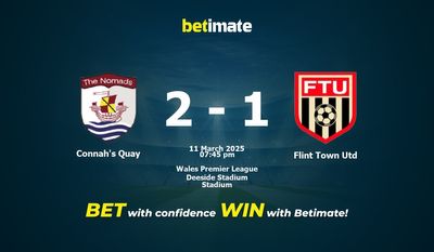 Connah's Quay vs Flint Town Utd Prediction, Odds & Betting Tips 03/11/2025