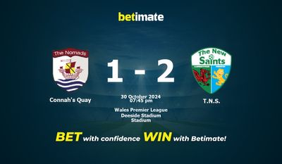 Connah's Quay vs T.N.S. Prediction, Odds & Betting Tips 10/30/2024