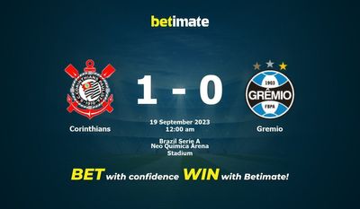Corinthians vs Gremio Prediction, Odds & Betting Tips 09/19/2023